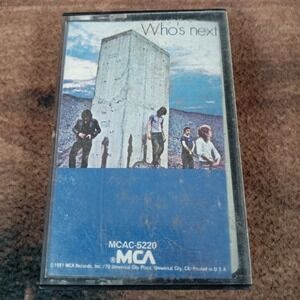 The Who Whos Next MCA Records MCAC 5220 Cassette Tape 1981
